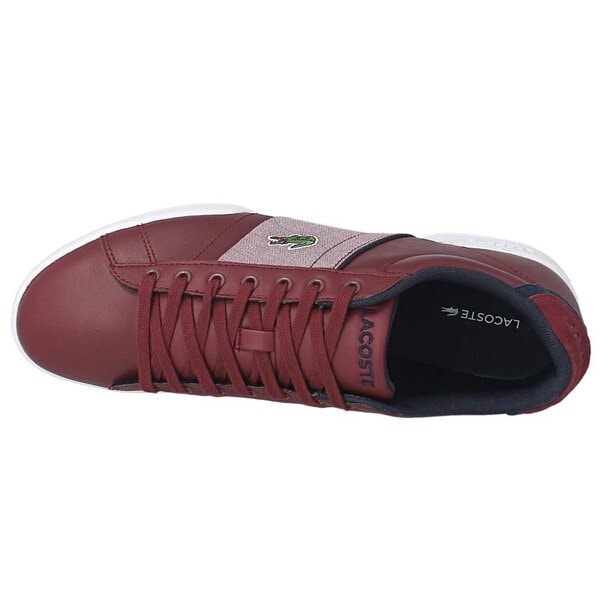 Męskie sneakersy (buty) LACOSTE DESTON 116 2 731spm0083112 kolor bordowy