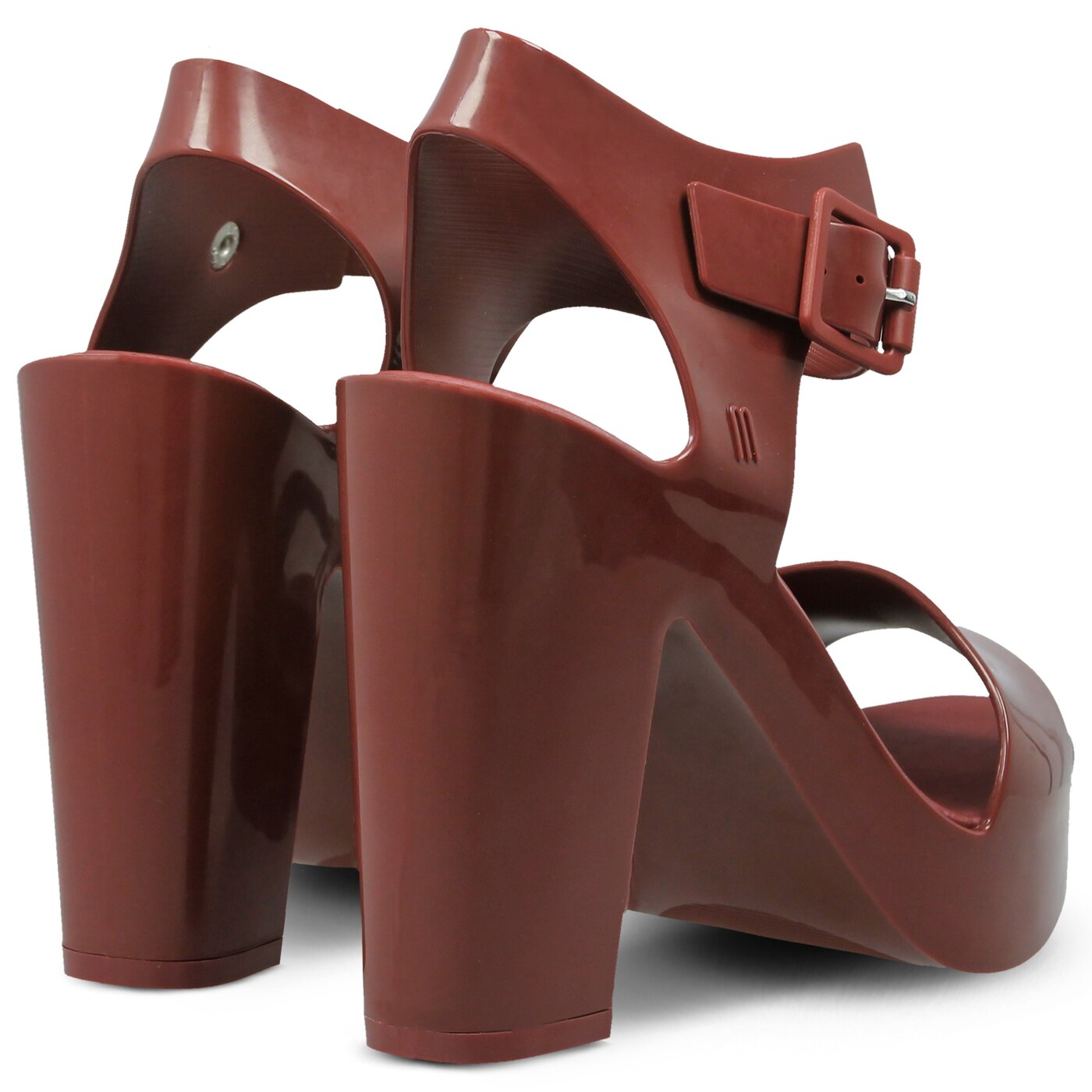 Damskie sandały MELISSA MAR HEEL 3195101187 kolor bordowy