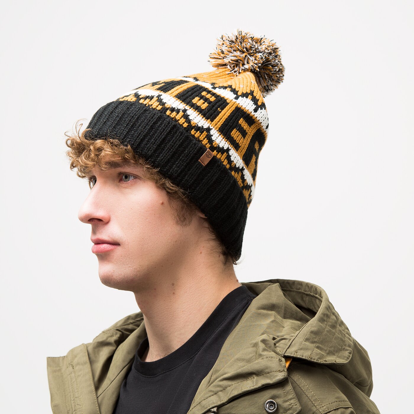 Damska czapka zimowa TIMBERLAND CZAPKA KNIT IN CUFFED BEANIE tb0a1eh22311 kolor multicolor