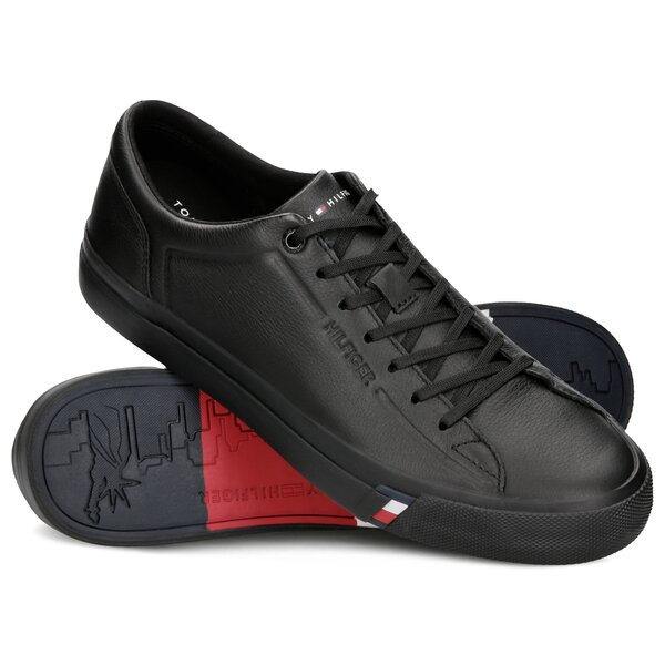 Męskie trampki TOMMY HILFIGER DINO 6A fm0fm02089990 kolor czarny