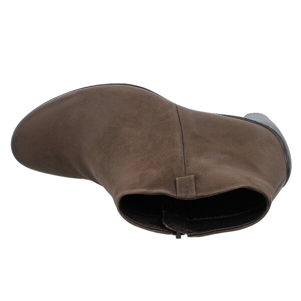 Damskie botki / sztyblety ECCO SCULPTURED 65 23370302072 kolor brązowy