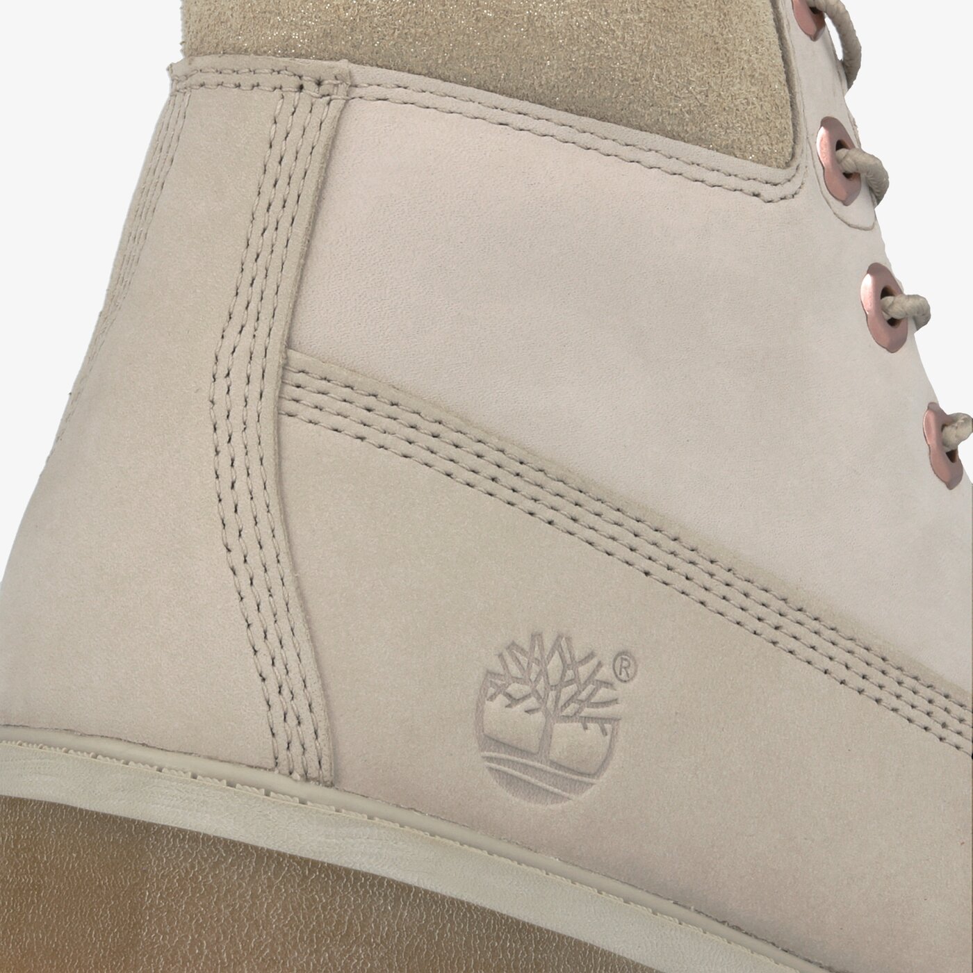 Dziecięce trapery TIMBERLAND PREMIUM 6 INCH WP BOOT  tb0a295fk511 kolor beżowy