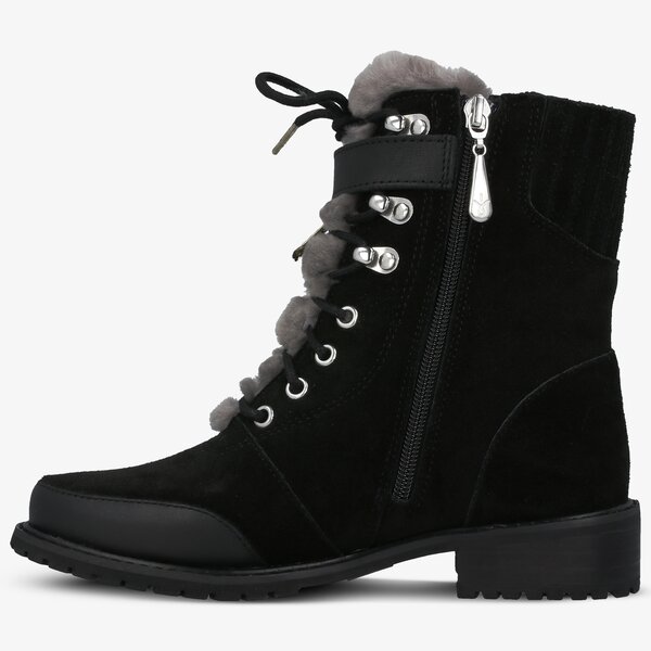 Damskie botki / sztyblety EMU AUSTRALIA WALDRON MIX w12406black kolor czarny