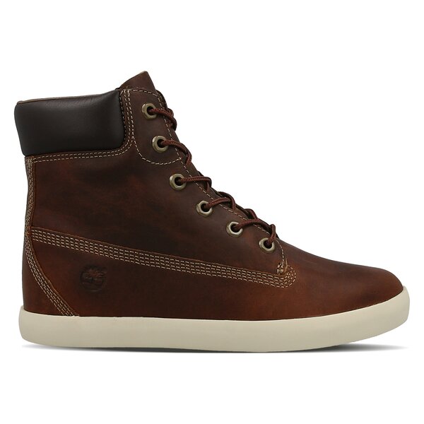Damskie botki / sztyblety TIMBERLAND FLANNERY 6IN a1b4r kolor brązowy