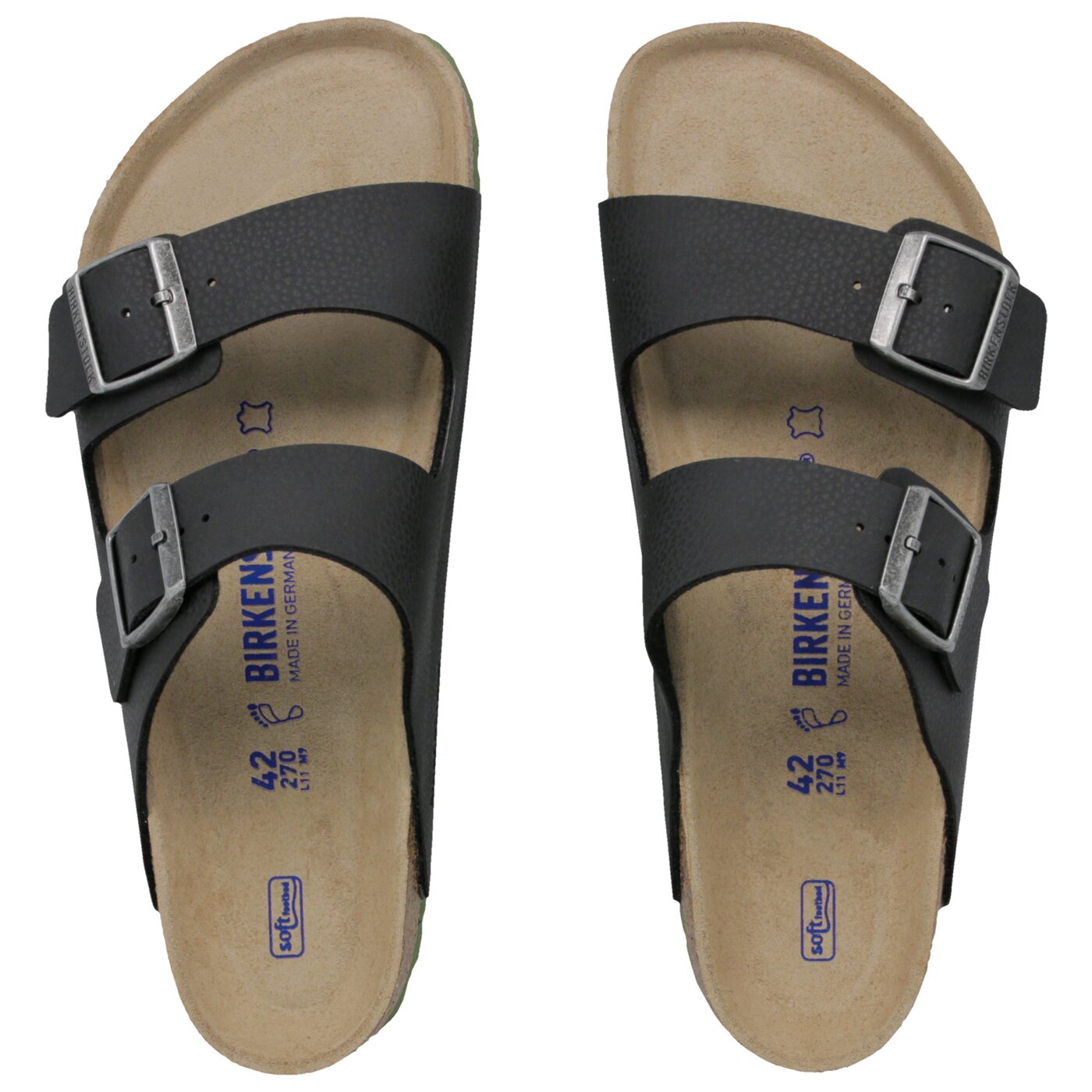 Męskie klapki BIRKENSTOCK ARIZONA SFB 1005714 kolor szary