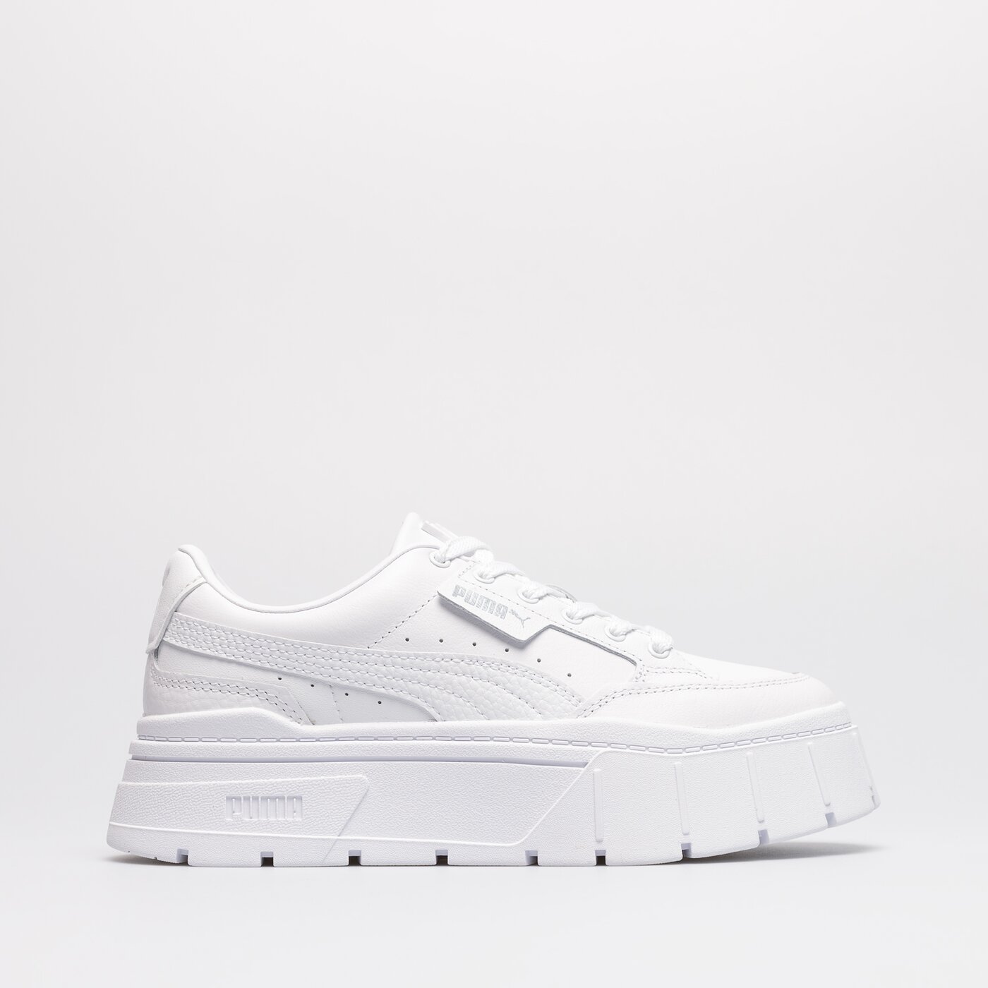 Damskie sneakersy (buty) PUMA MAYZE STACK LTHR WNS 38441201 kolor biały