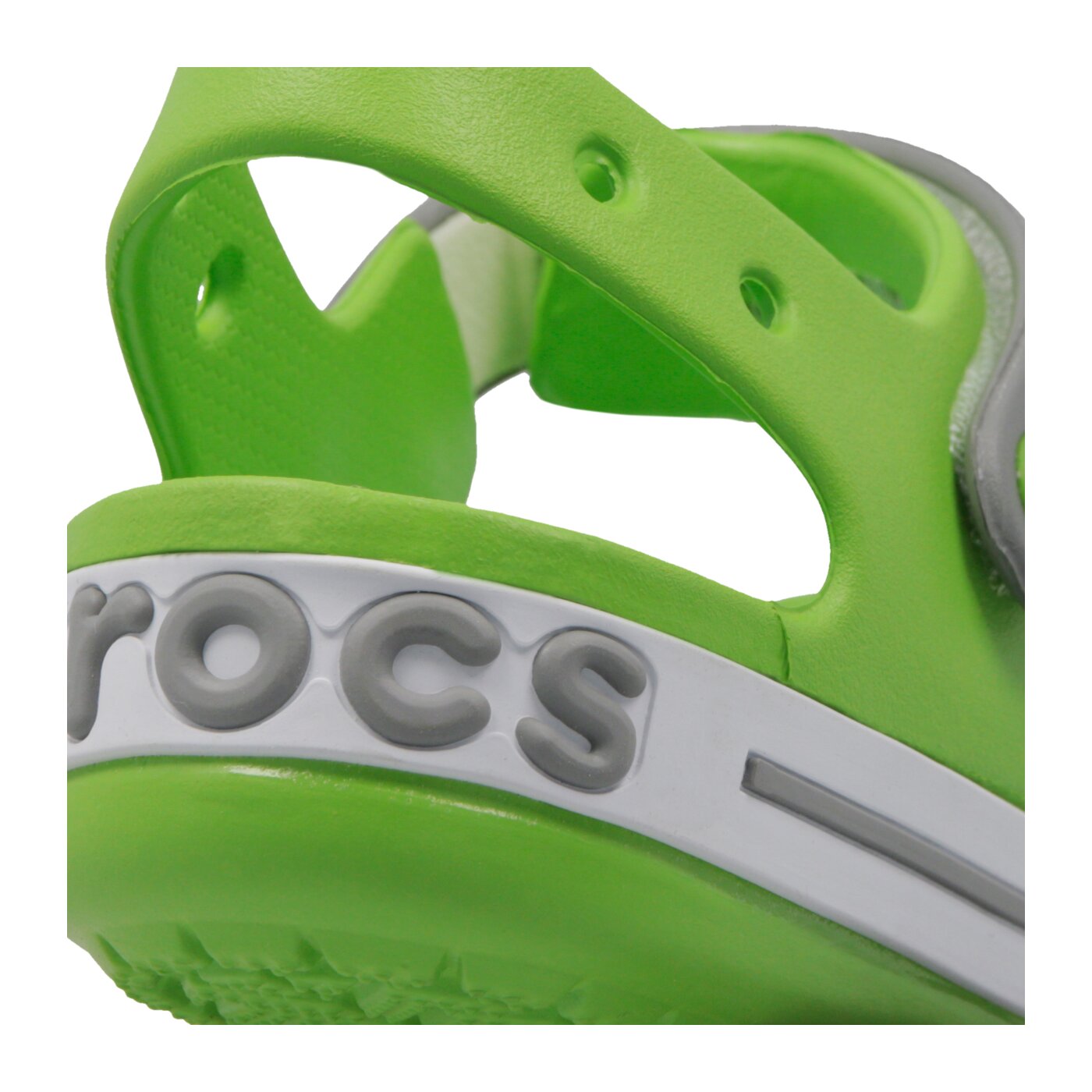Dziecięce sandały / klapki CROCS CROCBAND SANDAL KIDS 128563k9k kolor zielony