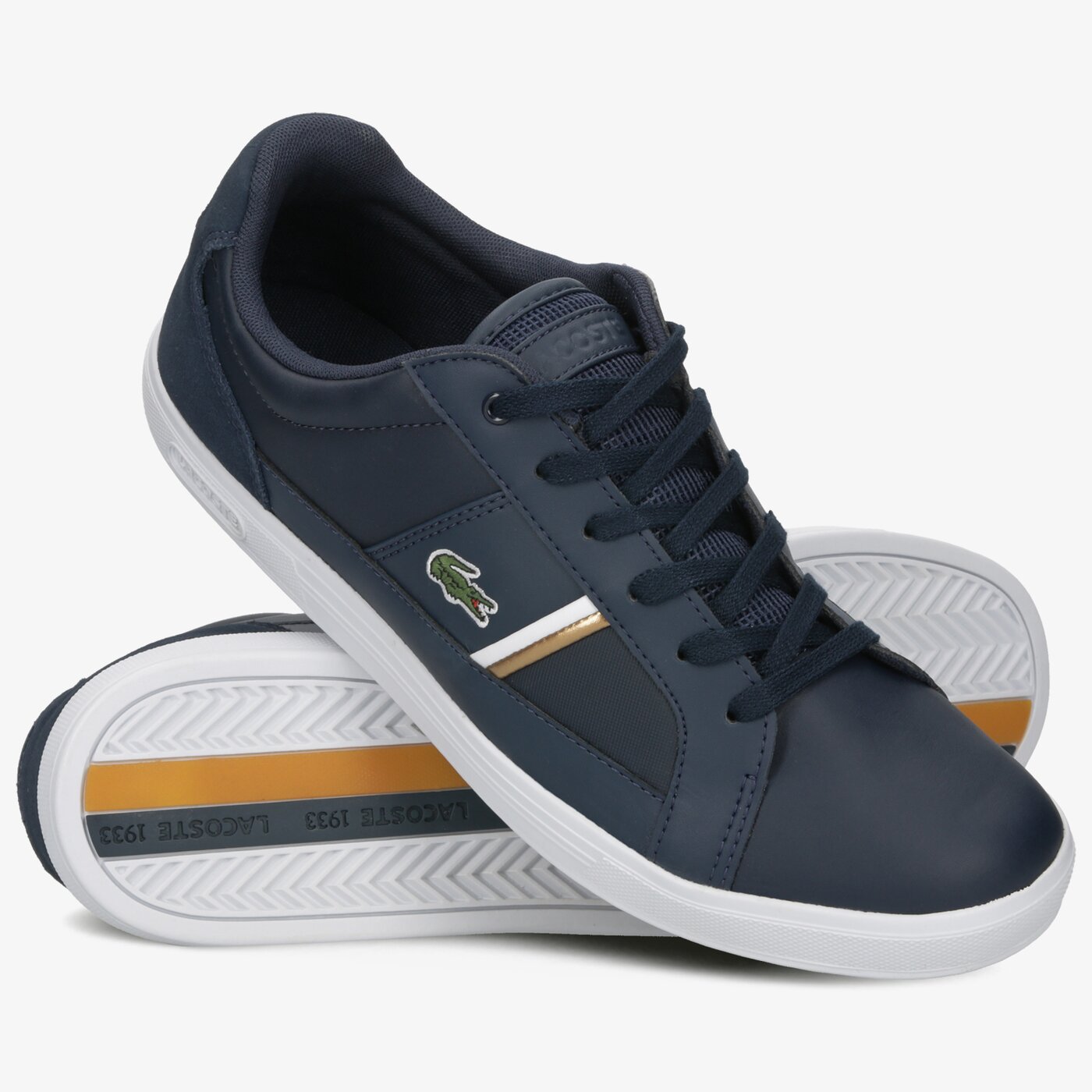 Męskie sneakersy (buty) LACOSTE EUROPA 319 1 SMA 738sma0017092 kolor granatowy