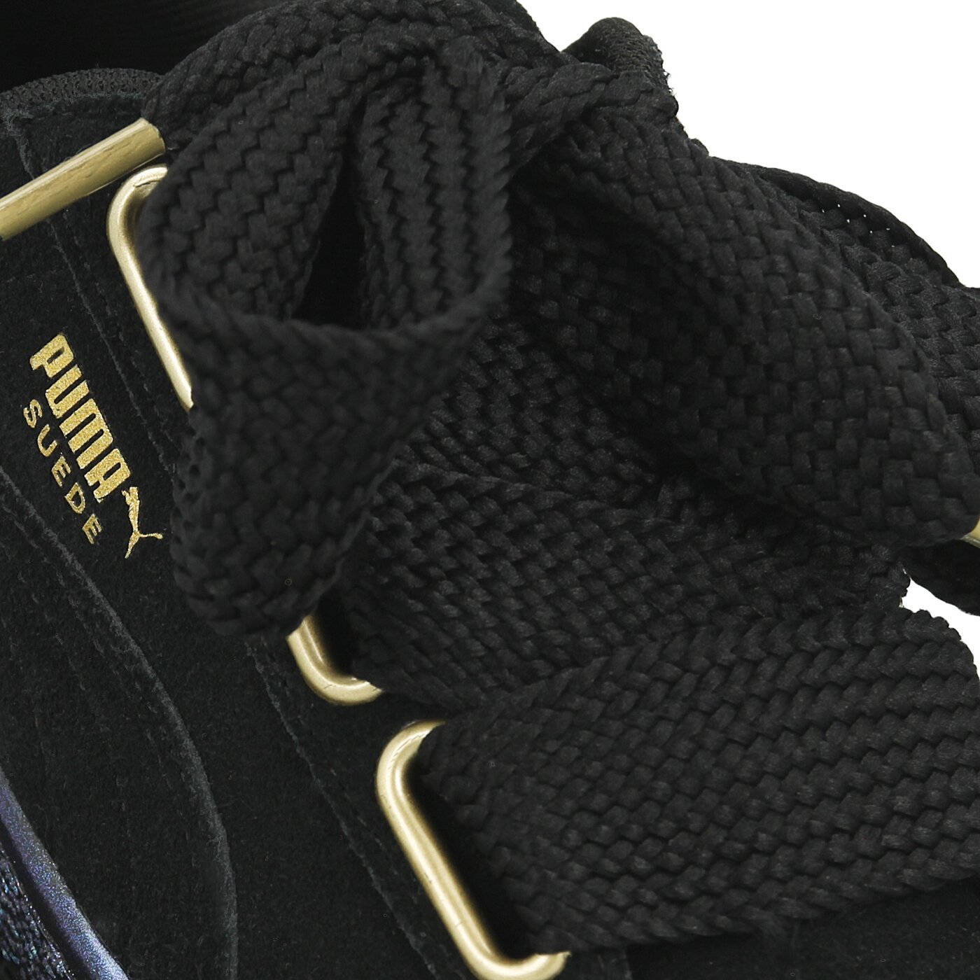 Damskie sneakersy (buty) PUMA SUEDE HEART SATIN 36271403 kolor czarny