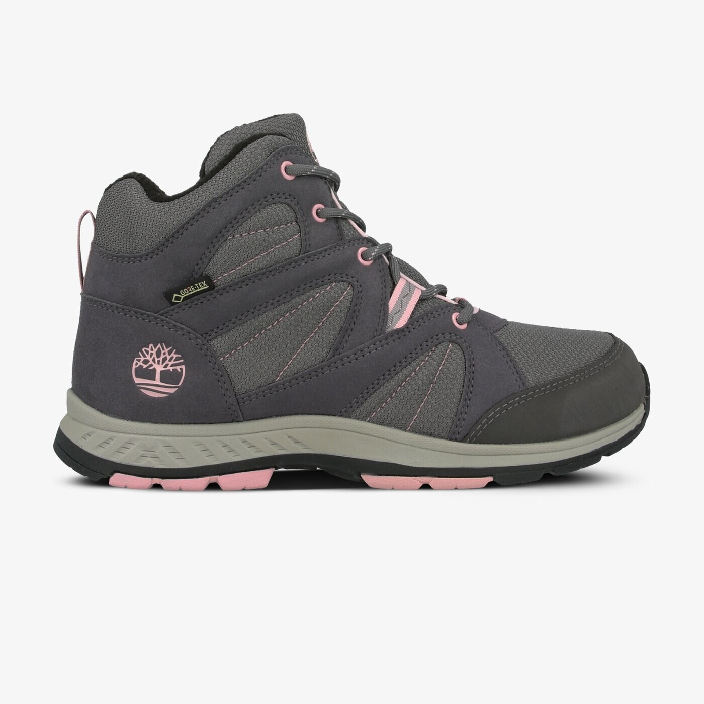 Dziecięce buty outdoor / trekkingowe TIMBERLAND NEPTUNE PK MIDGTX BUNG WL tb0a21sk0331 kolor szary