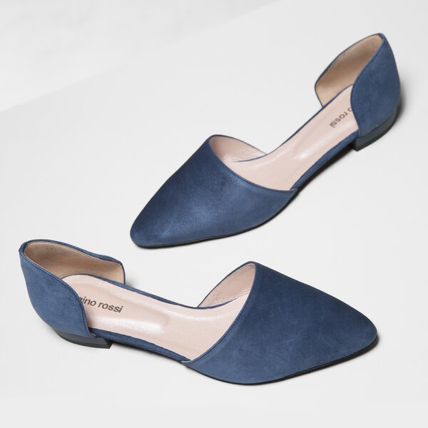 Damskie baleriny (buty) GINO ROSSI LANZA dag917v92002057000 kolor granatowy