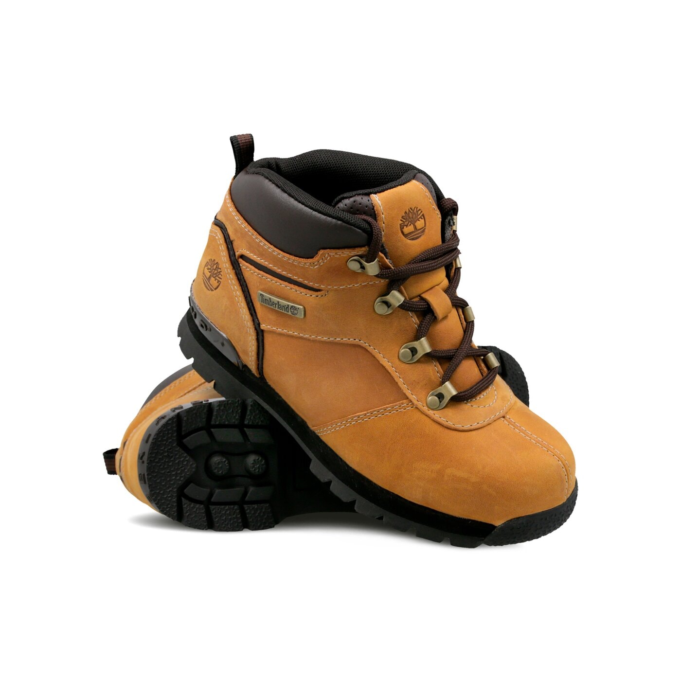 Dziecięce buty outdoor / trekkingowe TIMBERLAND SPLITROCK 2  a127j kolor żółty