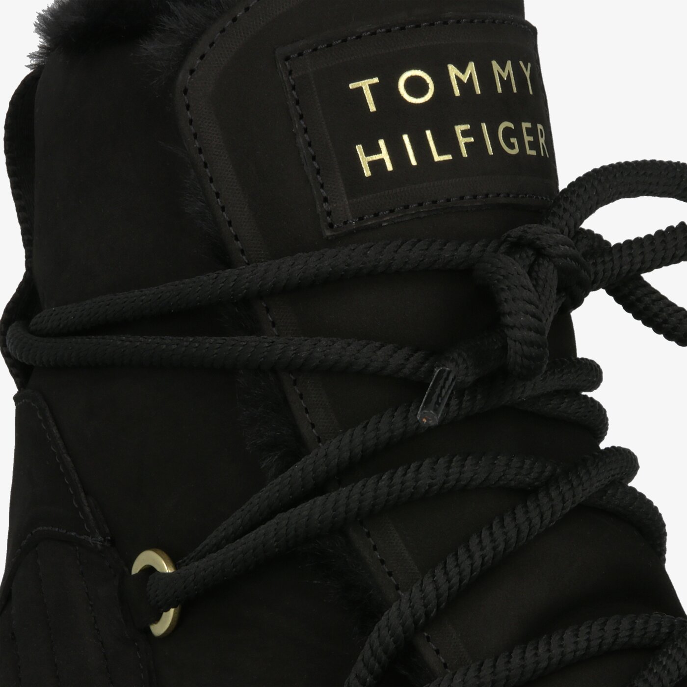Damskie śniegowce TOMMY HILFIGER COSY BOOTIE fw0fw04401990 kolor czarny