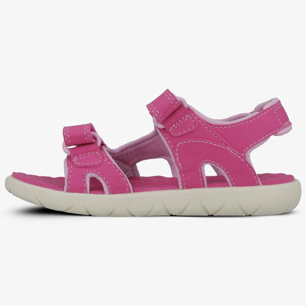 Dziecięce sandały / klapki TIMBERLAND PERKINS ROW 2-STRAP tb0a1qg4d561 kolor różowy