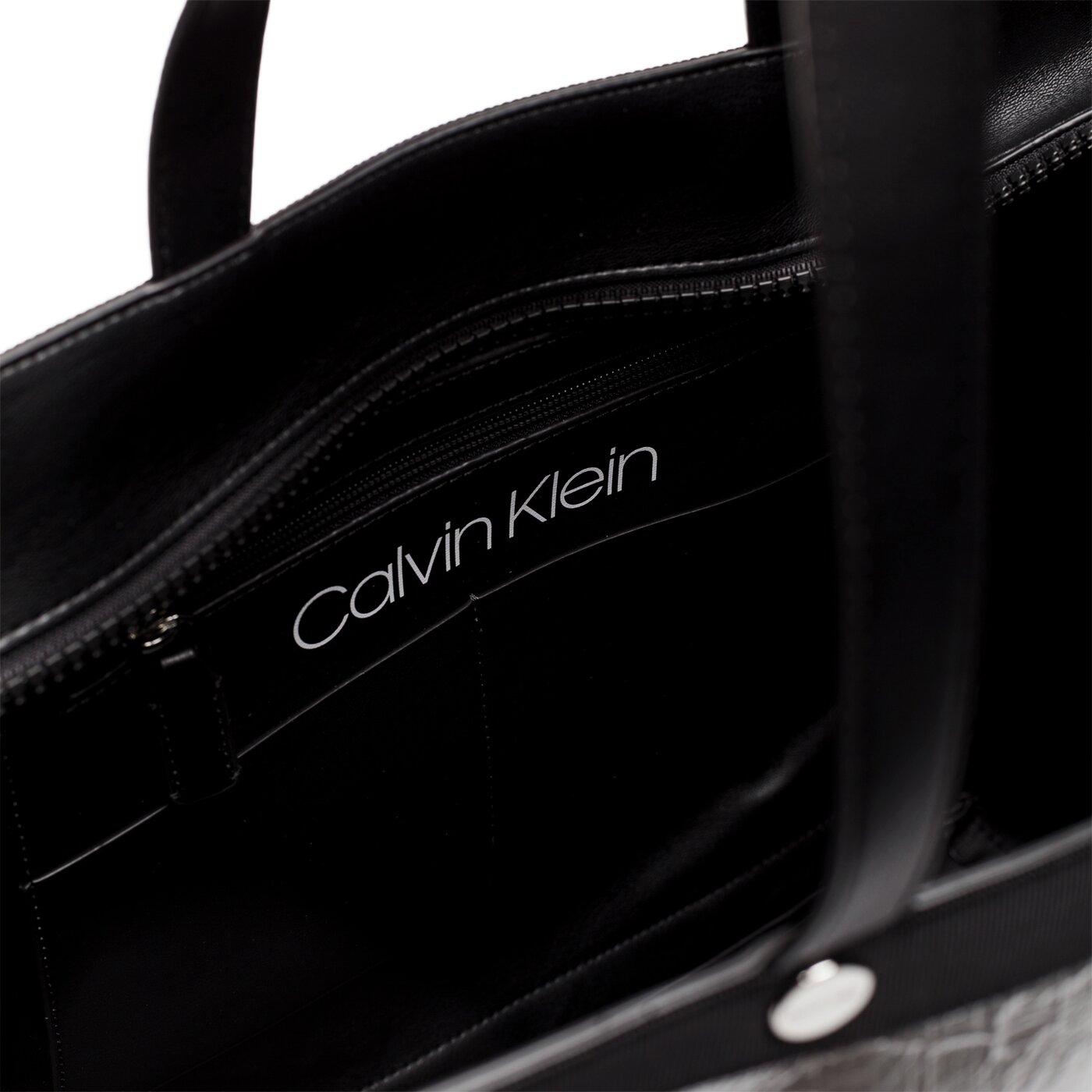 Damska torebka CALVIN KLEIN TOREBKA OUTLINE EW SHOPPER k60k604815910 kolor srebrny