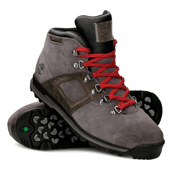 Męskie buty outdoor (trekkingowe) TIMBERLAND GT SCRAMBLE MID LEATHER WP  a1ka1 kolor szary