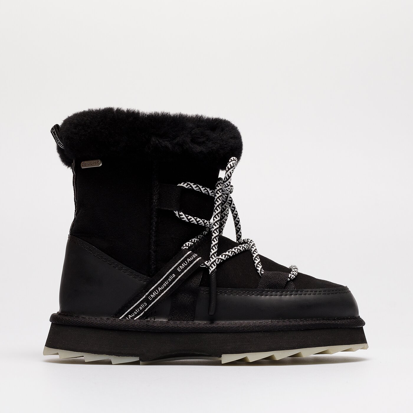 Damskie śniegowce EMU AUSTRALIA BLURRED w12641black kolor czarny
