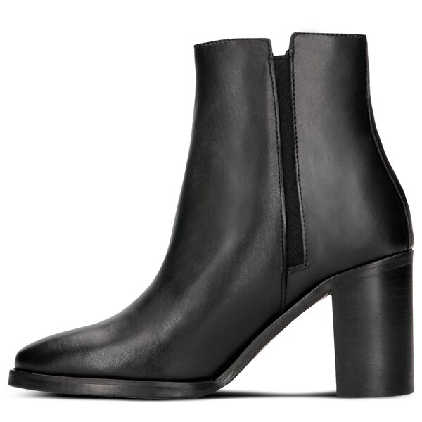 Damskie botki / sztyblety TOMMY HILFIGER CORPORATE TASSEL HEELED BOOT fw0fw03455990 kolor czarny