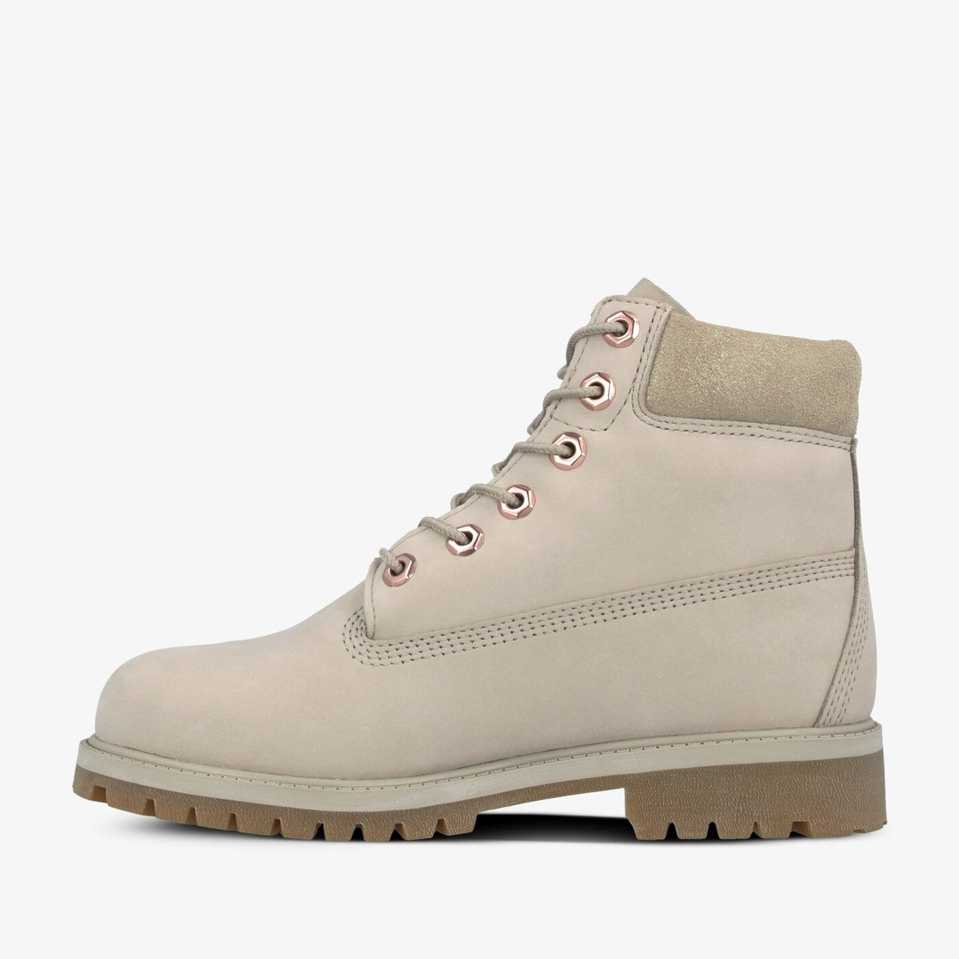 Dziecięce trapery TIMBERLAND PREMIUM 6 INCH WP BOOT  tb0a295fk511 kolor beżowy