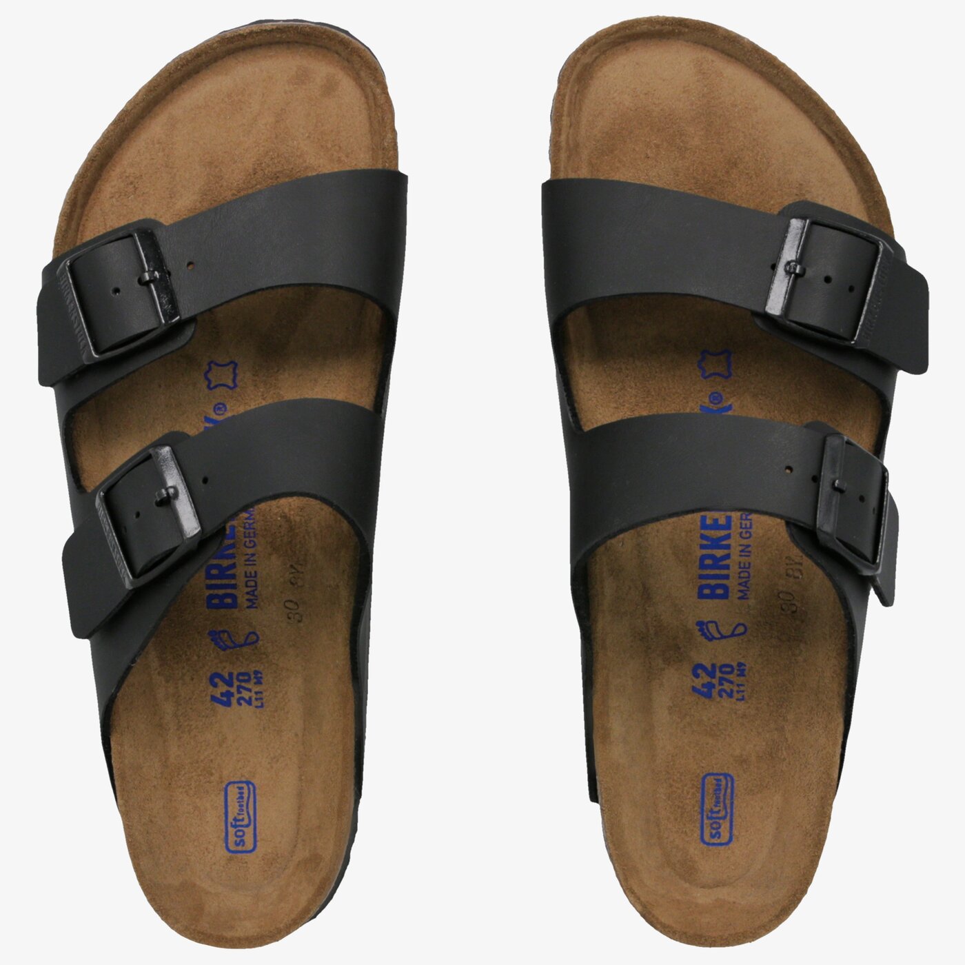 Męskie klapki BIRKENSTOCK ARIZONA SFB 551251 kolor czarny