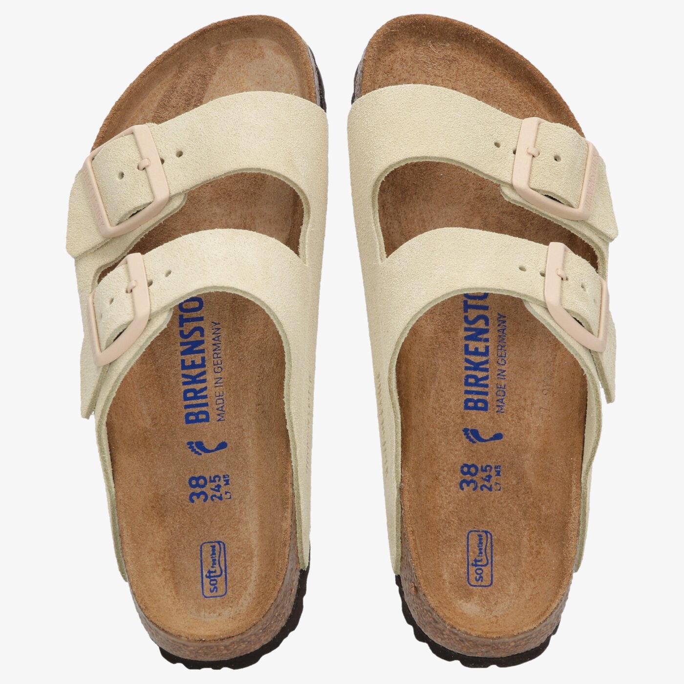 Damskie klapki BIRKENSTOCK ARIZONA BS 1021462 kolor beżowy