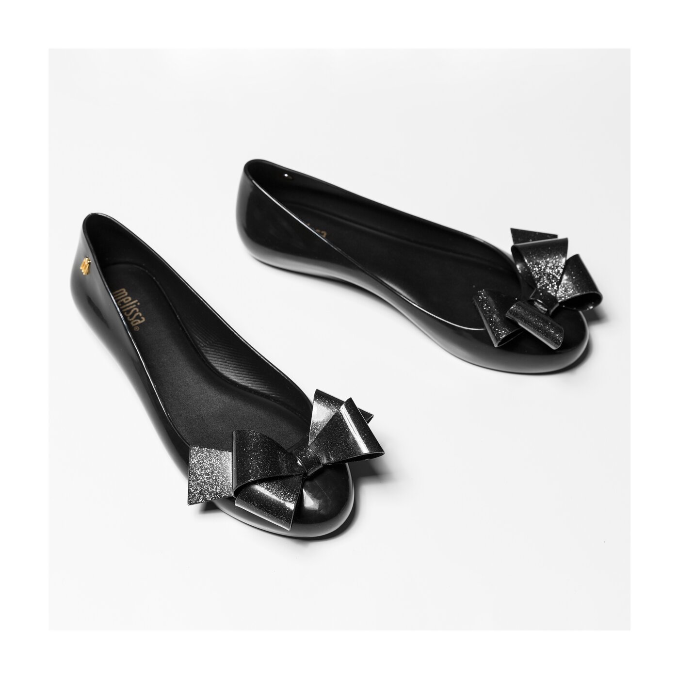 Damskie baleriny (buty) MELISSA SPACE LOVE IV AD 3195401003 kolor czarny