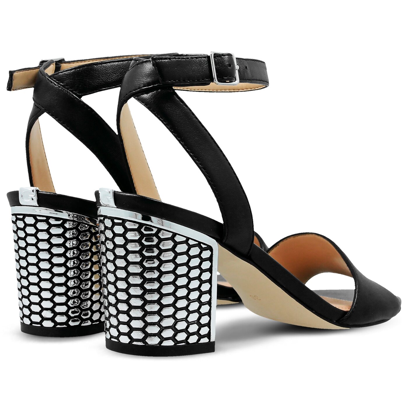 Damskie sandały GUESS RENEE flrne1lea03black kolor czarny