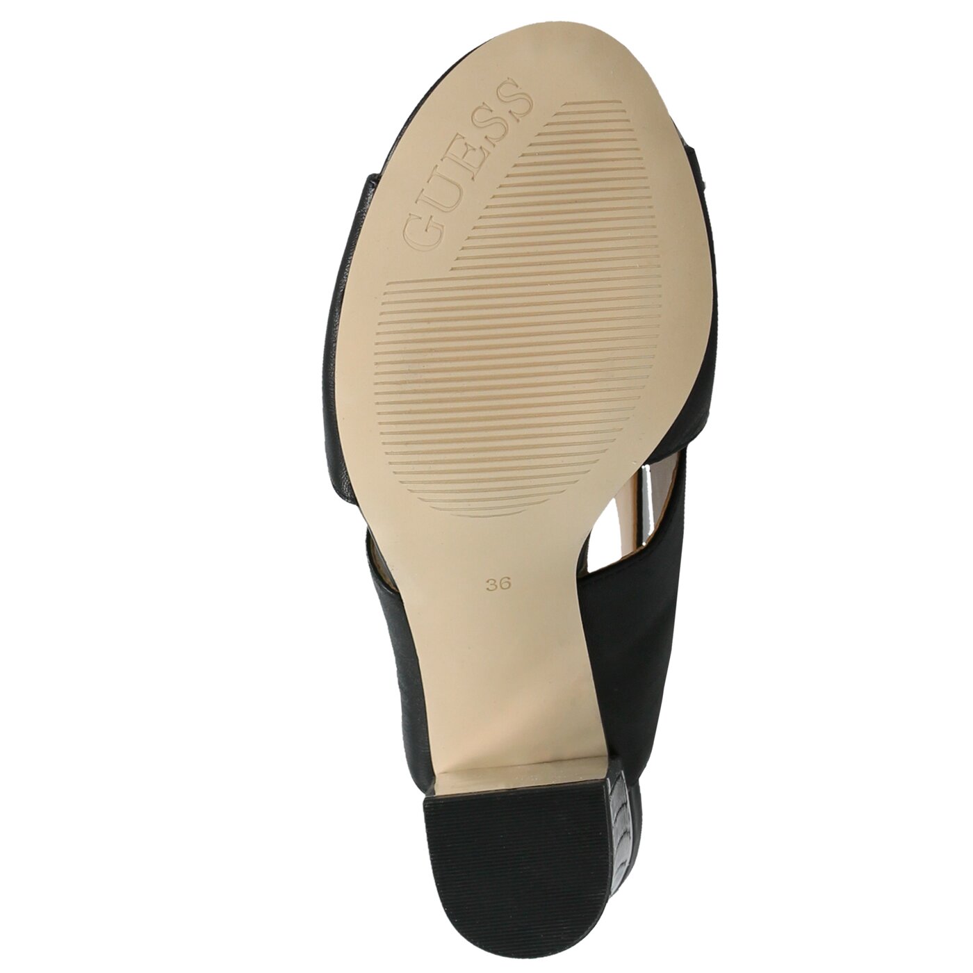 Damskie sandały GUESS ABBIEN flbbn1lea09black kolor czarny