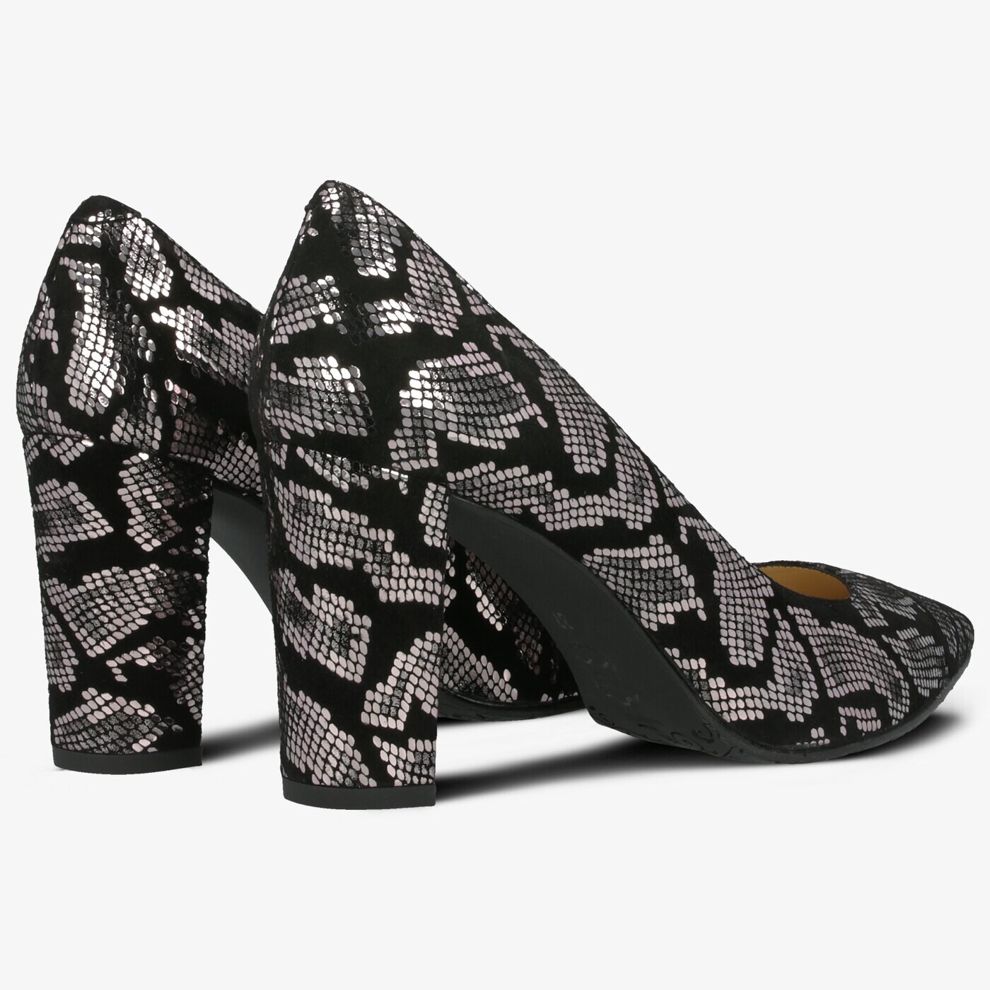 Damskie szpilki / czółenka SYMBIOSIS EVERYDAY  sywc219005 kolor srebrny