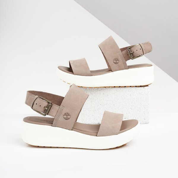 Damskie sandały TIMBERLAND LOS ANGELES WIND 2 BANDS tb0a1xw69291 kolor szary