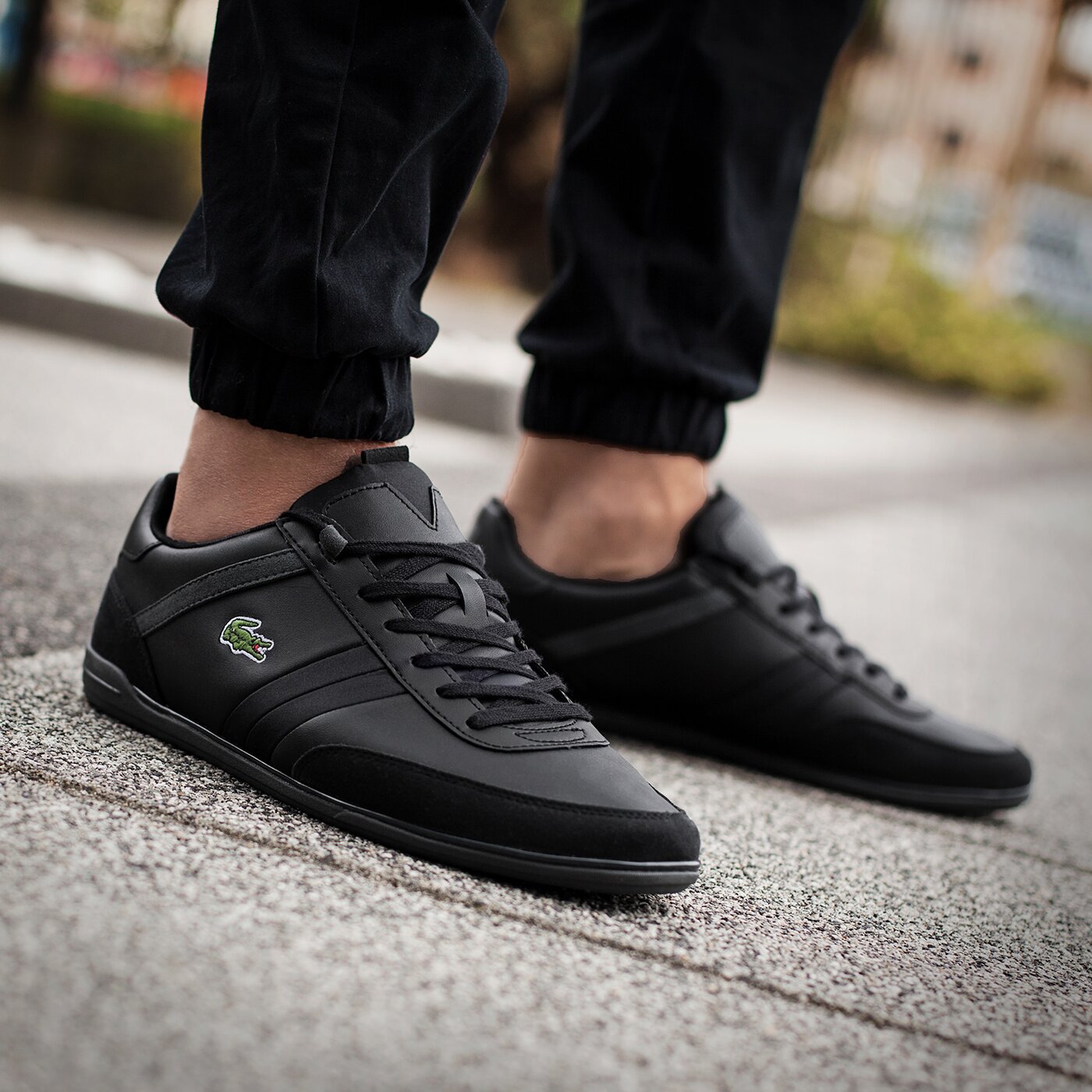 Męskie sneakersy (buty) LACOSTE GIRON 316 1 732spm0018024 kolor czarny