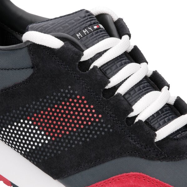 Męskie sneakersy (buty) TOMMY HILFIGER LEEDS 4C fm0fm02056020 kolor szary