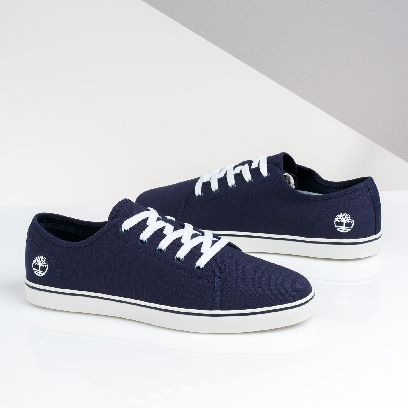 Męskie trampki TIMBERLAND SKAPE PARK CANVAS OXFORD tb0a1xe60191 kolor granatowy