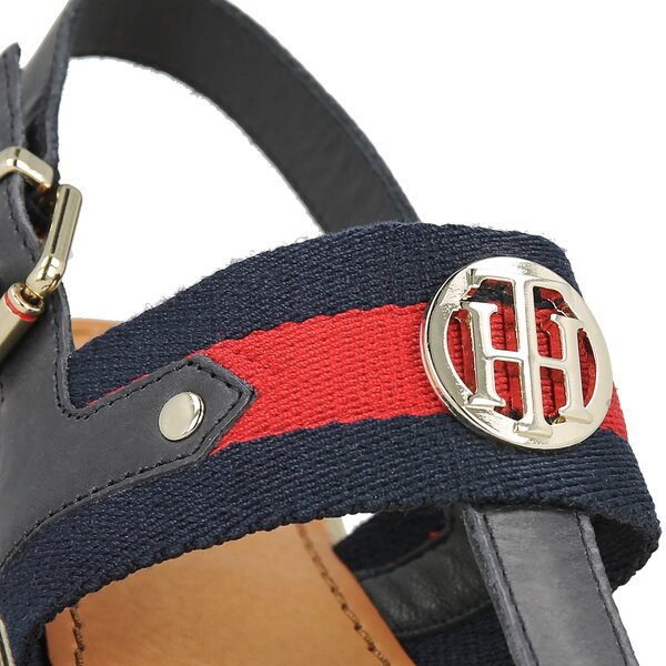 Damskie sandały TOMMY HILFIGER J1285ULIA 65C fw0fw00261403 kolor granatowy