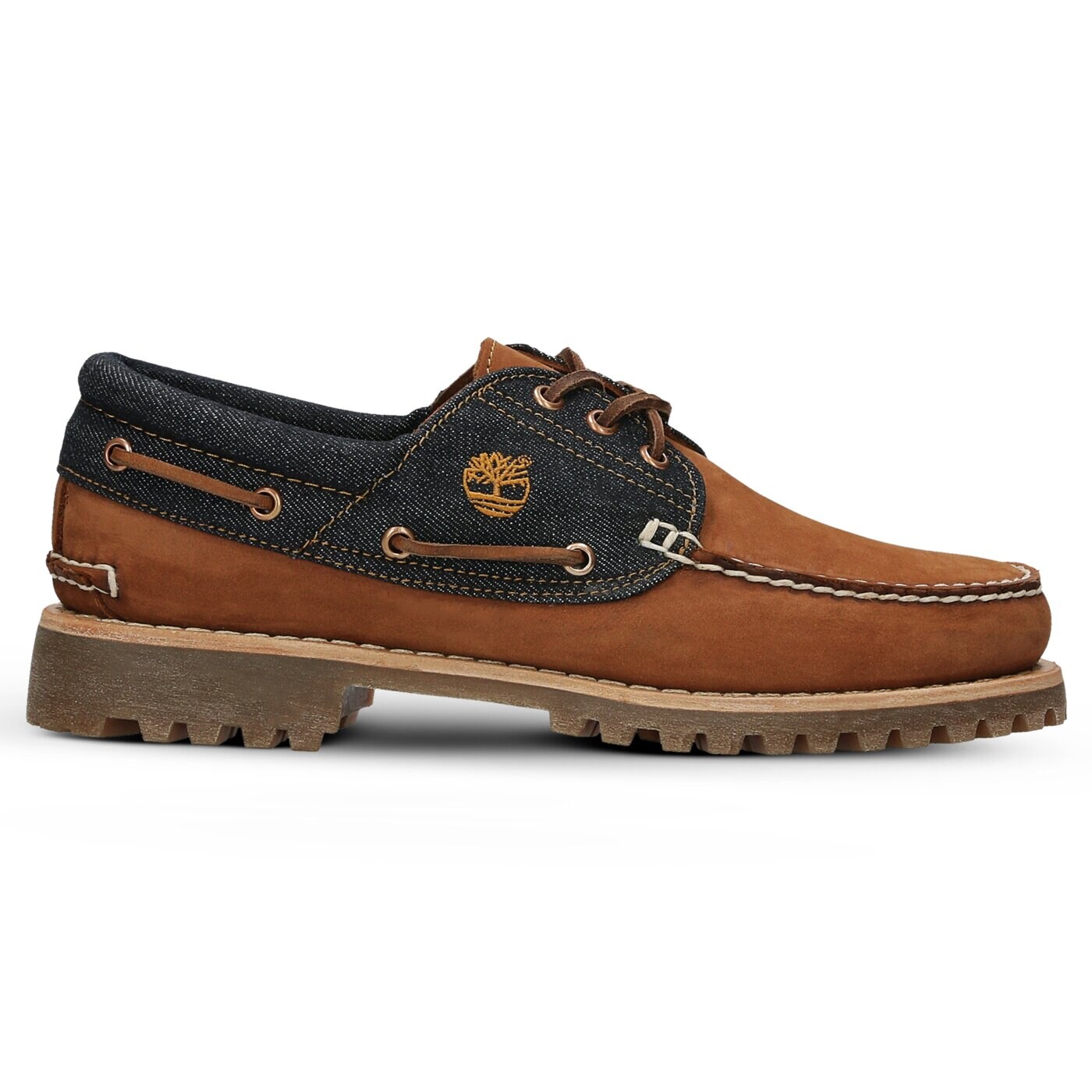 Męskie mokasyny TIMBERLAND AUTHENTICS 3 EYE F/ L LUG a1fjq kolor brązowy