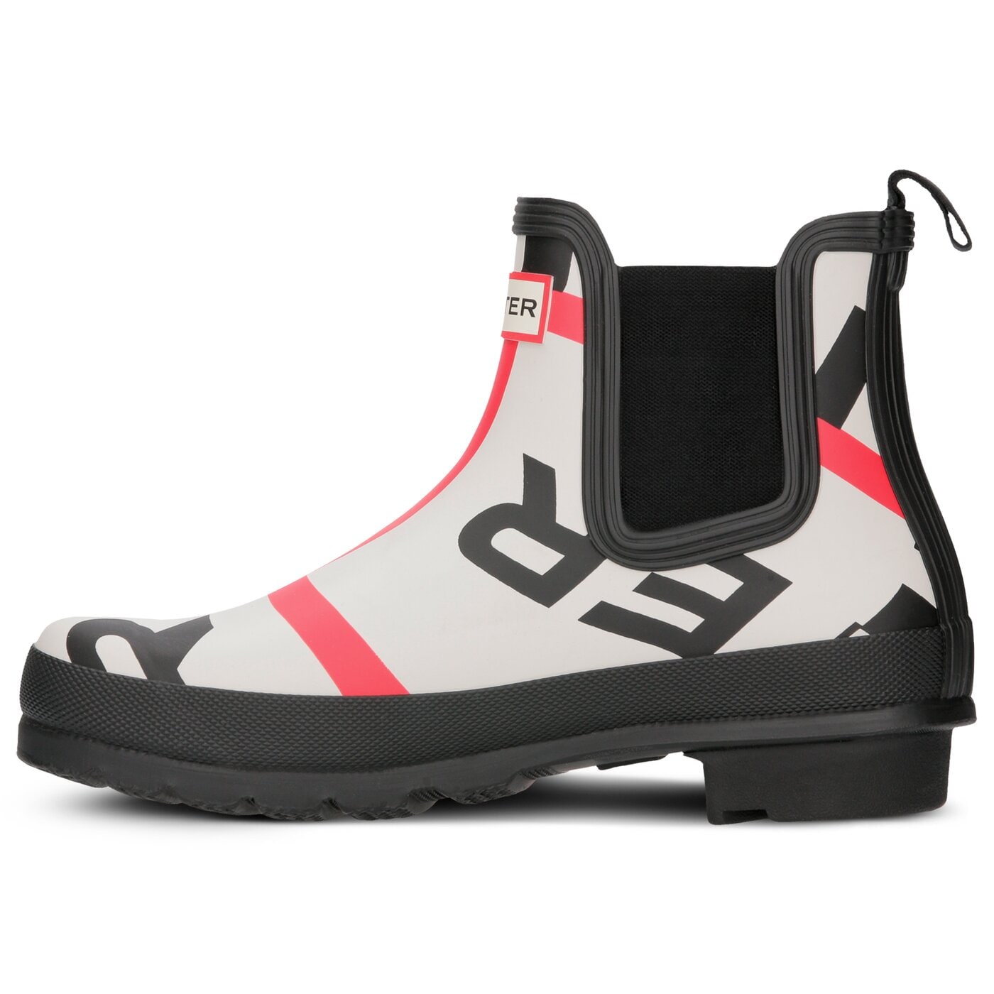 Damskie kalosze (buty gumowe) HUNTER ORIGINAL CHELSEA EXPLODED LOGO wfs1043elp-exl kolor biały