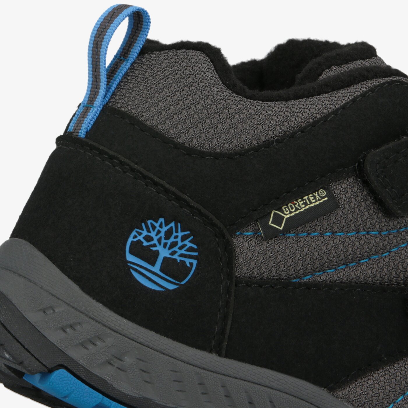 Dziecięce buty outdoor / trekkingowe TIMBERLAND NEPTUNE MID GTX 2STRAP WL tb0a227p0151 kolor czarny