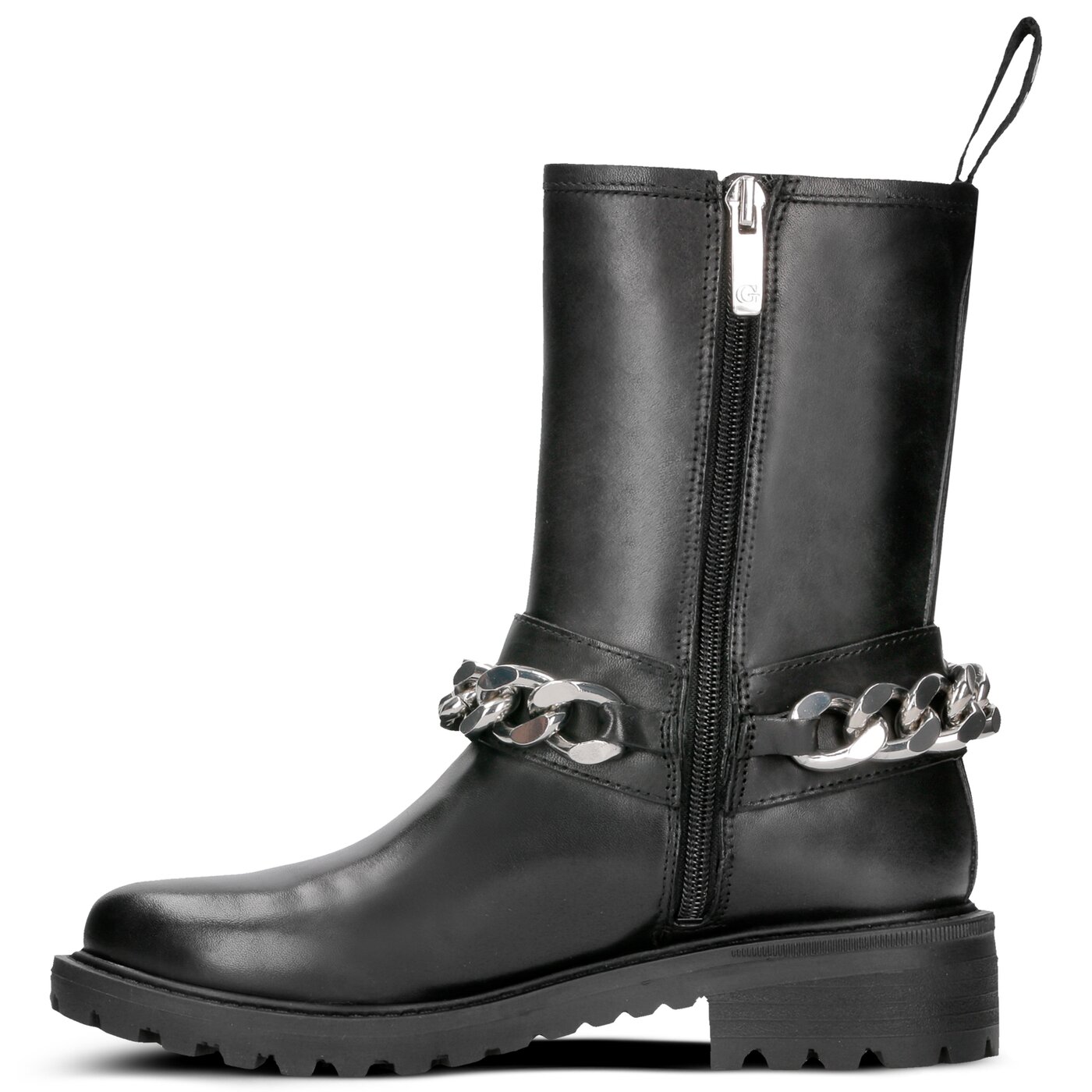 Damskie botki / sztyblety GUESS HADDE flhae4lea10black kolor czarny