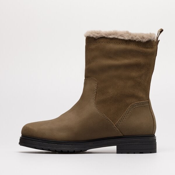 Damskie botki / sztyblety TIMBERLAND HANNOVER HILL PULL ON WARM WP tb0a5nx39011 kolor brązowy