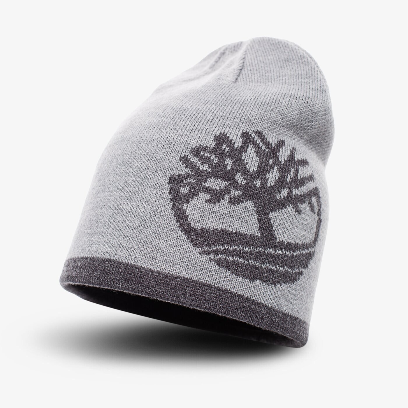 Męska czapka zimowa TIMBERLAND CZAPKA ZIMOWA REVERSIBLE TREE BEANIE tb0a1egvc811 kolor szary