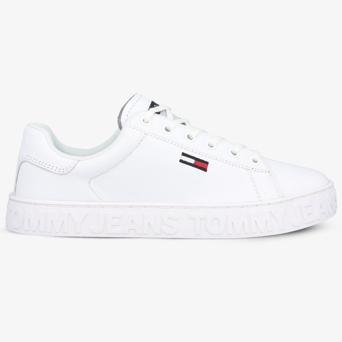 Damskie trampki TOMMY HILFIGER COOL TOMMY JEANS SNEAKER en0en00643ybs kolor biały