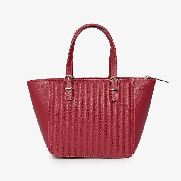 Damska torebka TOMMY HILFIGER TOREBKA TH TIMELESS SMALL TOTE QUILTED aw0aw13171xjs kolor bordowy