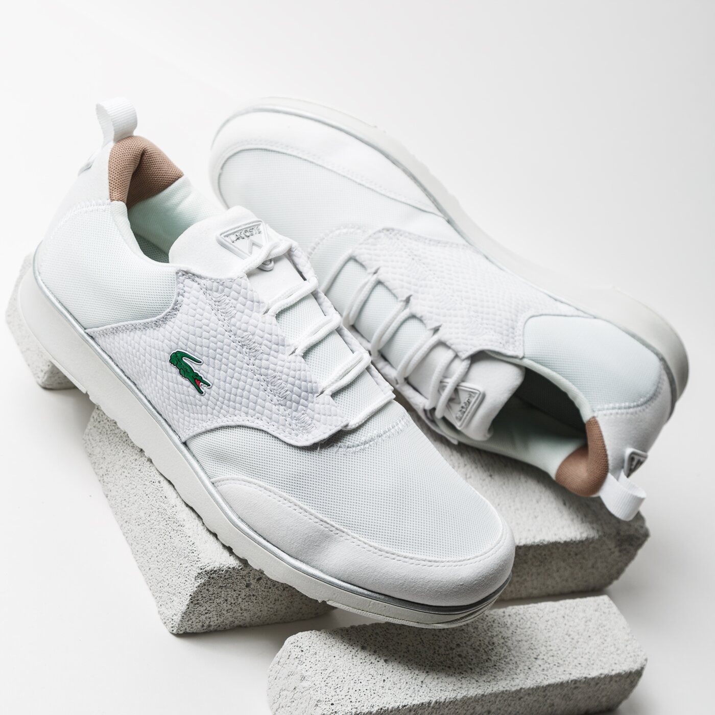 Męskie sneakersy (buty) LACOSTE L.IGHT 118 1 735spm002165t kolor biały
