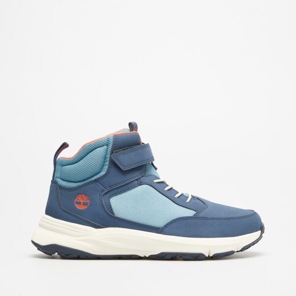Dziecięce buty outdoor / trekkingowe TIMBERLAND MOTION ACCESS MID HOOK tb0a44snejk1 kolor granatowy