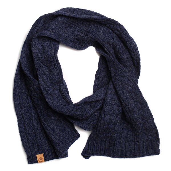 Damski szalik / rękawiczki TIMBERLAND SZALIK SEA STREET POM SCARF j1920942 kolor granatowy