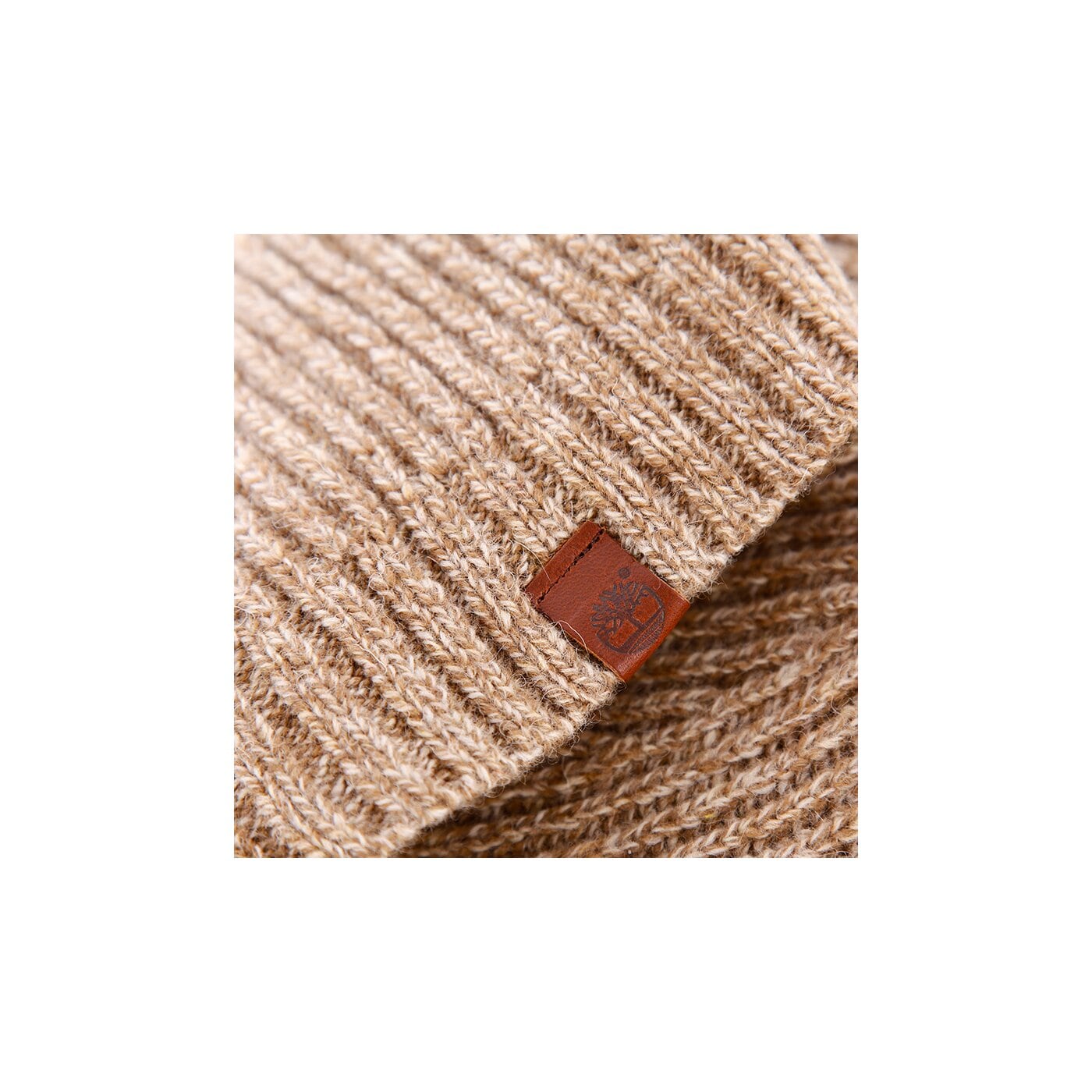 Męska czapka zimowa TIMBERLAND CZAPKA Z SLOUCHY MARLED BEANIE j1695244 kolor beżowy