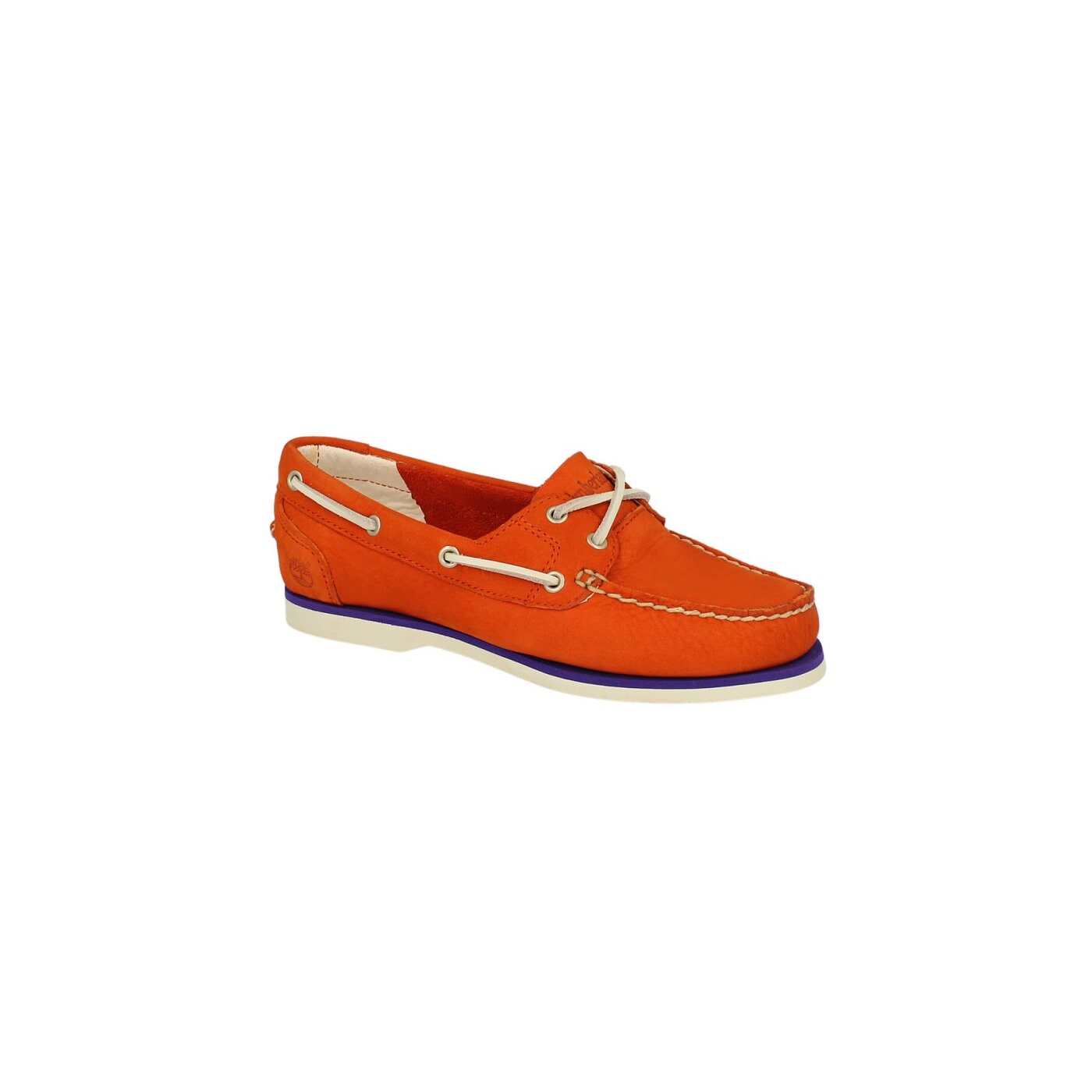 Damskie mokasyny i półbuty TIMBERLAND CLASSIC BOAT UNLINED BOAT SHOE 8860r kolor pomarańczowy