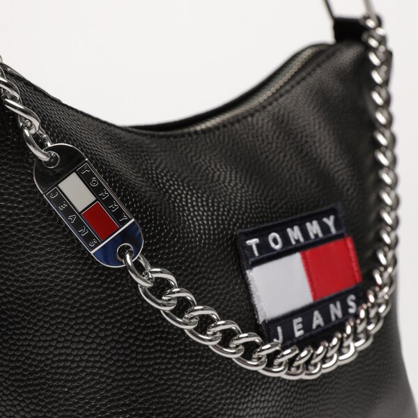 Damska torebka TOMMY HILFIGER TOREBKA TJW HERITAGE SHOULDER BAG aw0aw14570bds kolor czarny