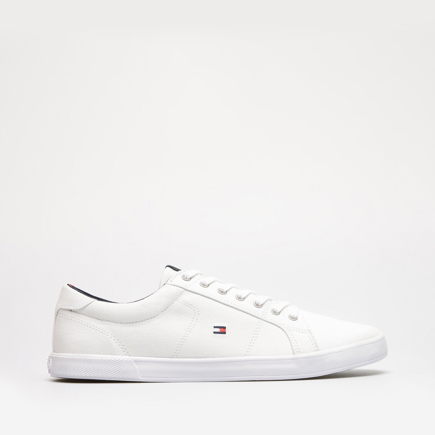 Męskie trampki TOMMY HILFIGER ICONIC LONG LACE SNEAKER fm0fm015360k4 kolor biały
