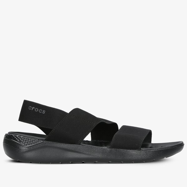 Damskie klapki CROCS LITERIDE STRETCH SANDAL 206081060 kolor czarny